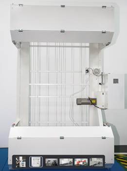 Automatic rolling shutter air filter